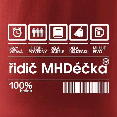 Čárový kód -  Řidič MHD