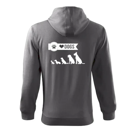 I love dogs - tlapka