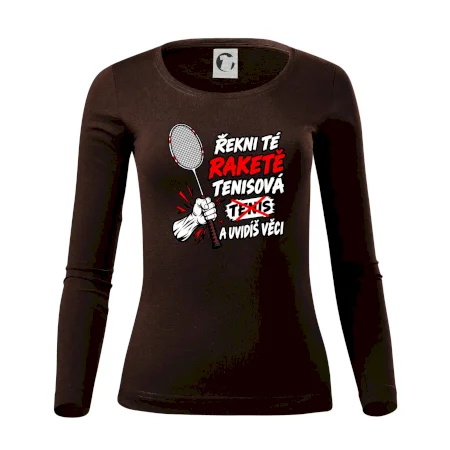 Badmintonová raketa není tenisová
