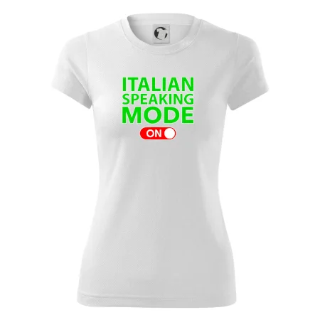 Italian speaking mode - ON