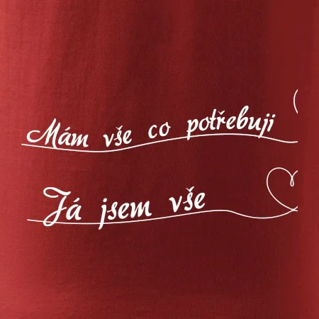 Srdce mám vše co potřebuji