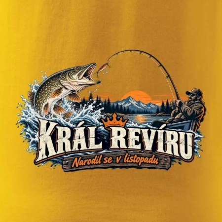 Listopadový rybář král revíru se štikou