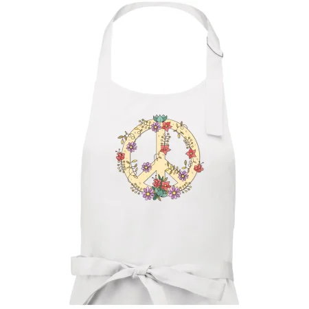 Peace symbol pískový