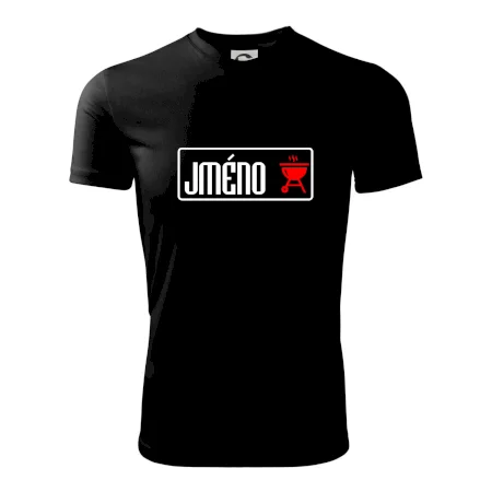 Triko na grilování s vlastním jménem