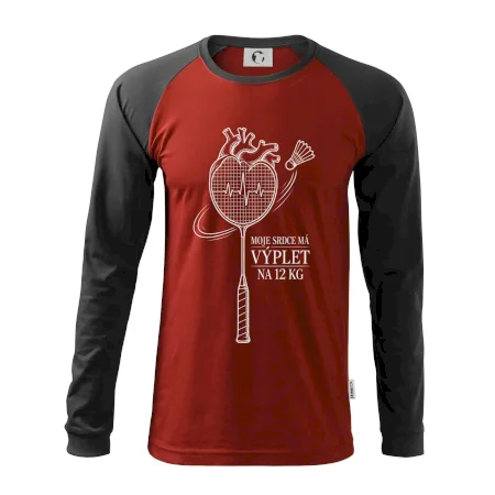 Badminton srdce s výpletem