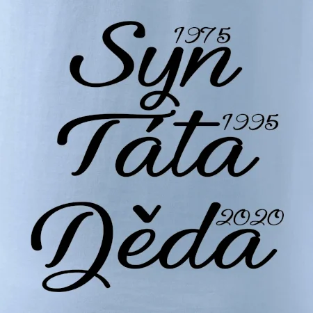 Syn, táta děda - vaše ročníky