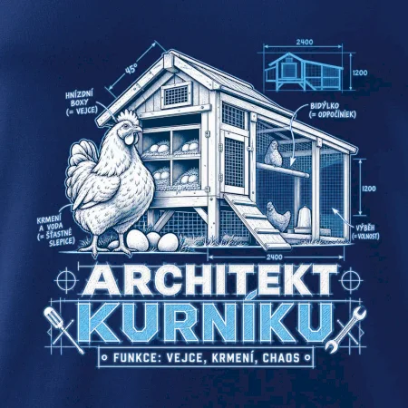 Architekt kurníku technický výkres
