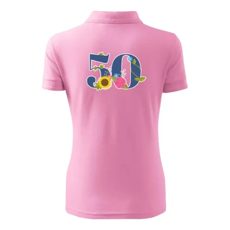 Květinové číslo kreslené - 50