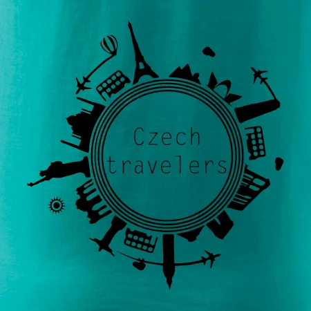 Czech Travelers jednobarevný