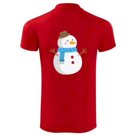 Sněhulák se šálou