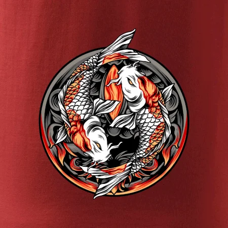 Yin & Yang Koi kapr - oranžový