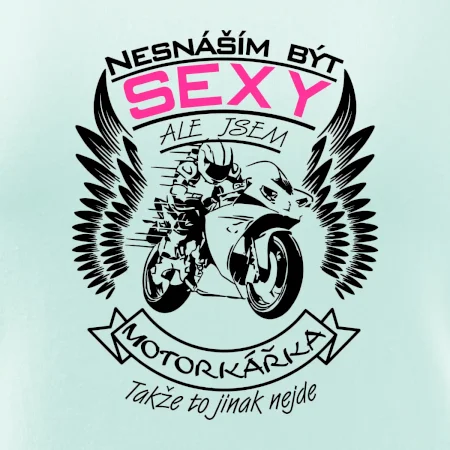 Nesnáším být sexy - motorkářka (motorka)