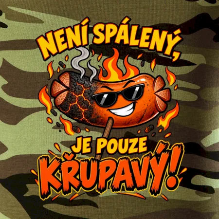 Není spálený, je pouze křupavý!