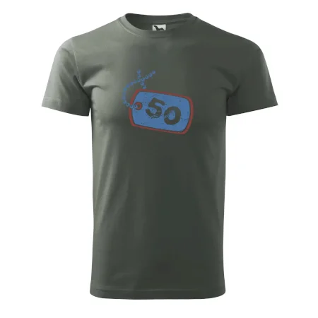 50 na krku štítek