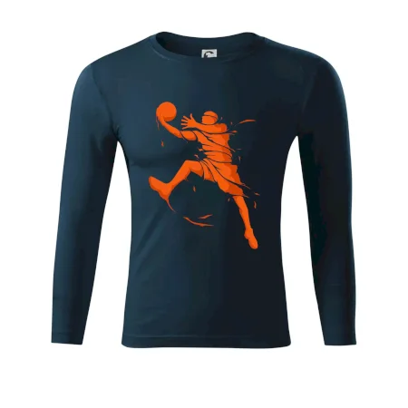 Basketball player splash