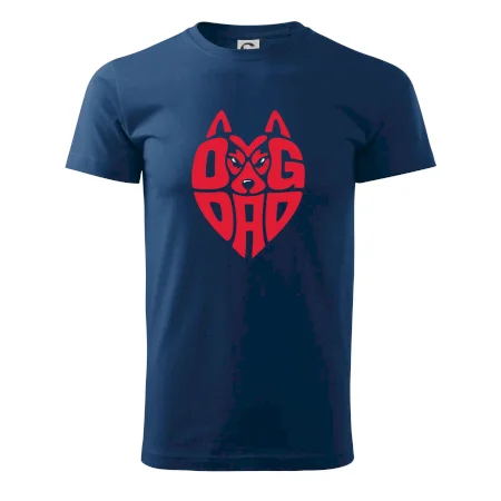 Dog dad nápis v hlavě
