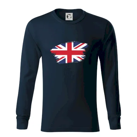 Britská vlajka roztrhaná