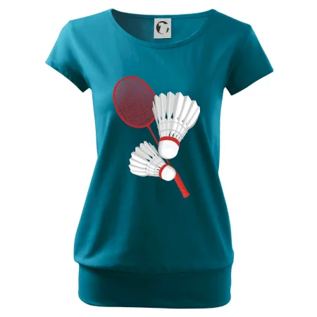 Badminton - pálka a košík