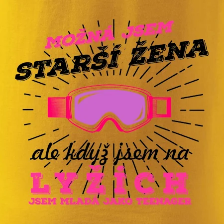 Lyže - možná jsem starší žena