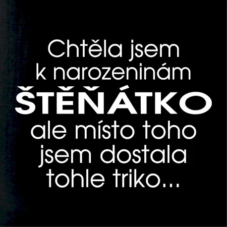 Chtěla jsem dostat k narozeninám štěňátko