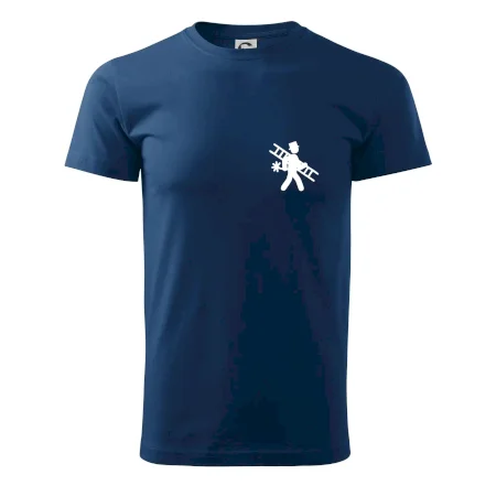 Kominík logo + nápis na zádech
