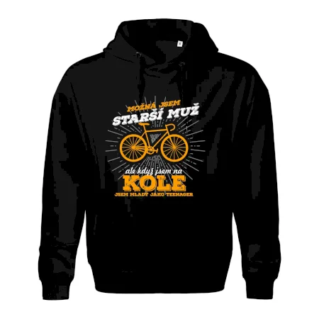 Starší muž - cyklista silniční kolo