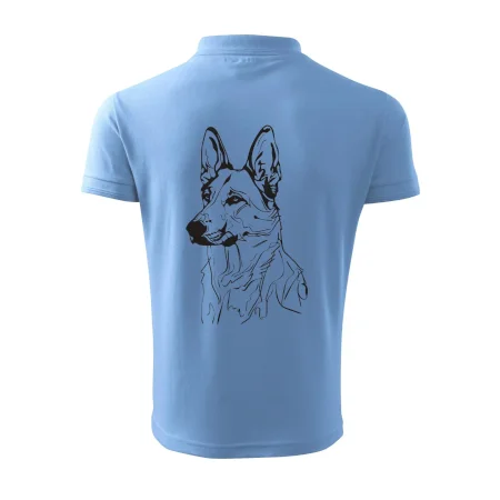 Německý ovčák černá kresba