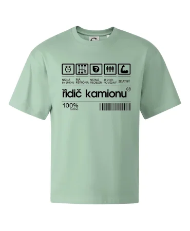 Čárový kód řidič kamionu