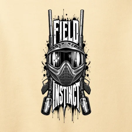 Černobílá maska field instinct paintball