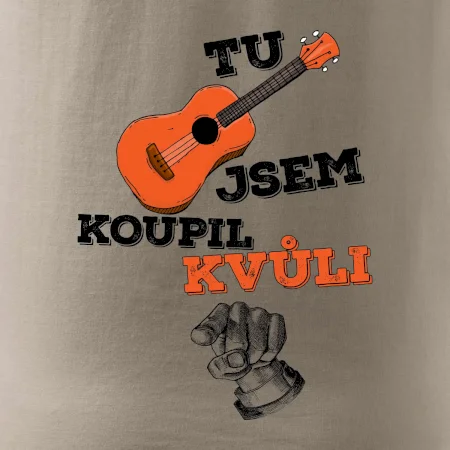 Tu kytaru jsem koupil kvůli tobě