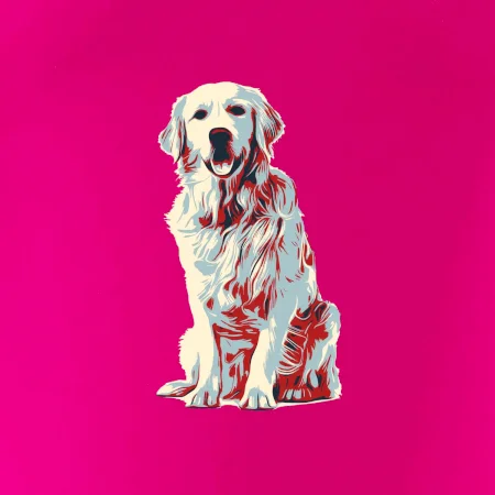 Zlatý retriever vintage