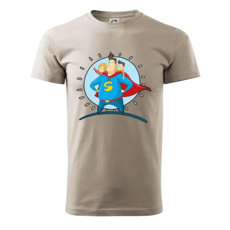 Táta superman - holka a kluk