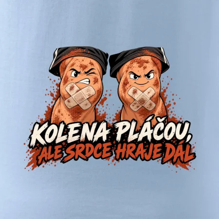 Nohejbal kolena pláčou srdce hraje