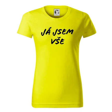 Nápis Já jsem vše!