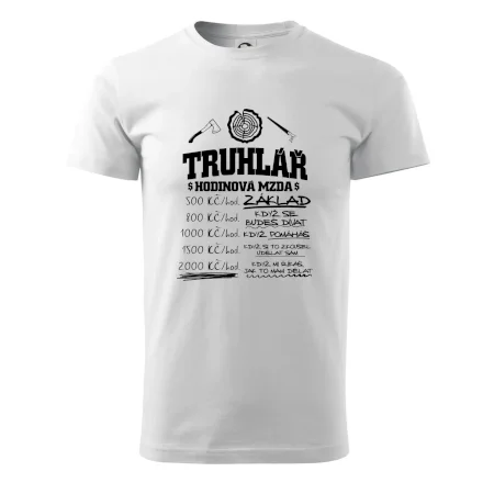 Hodinová mzda truhlář