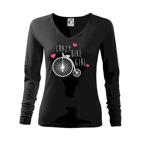 Crazy bike girl