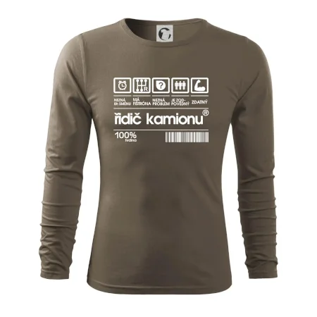 Čárový kód řidič kamionu