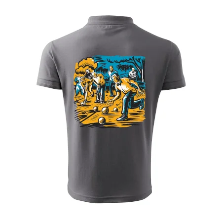 Petanque hra - modro oranžová