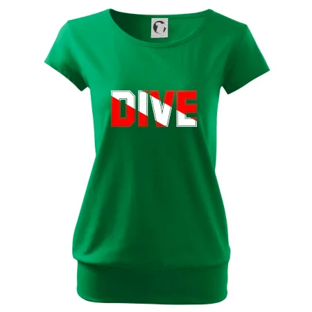 Dive nápis vlajka