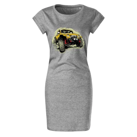 Žlutý offroad s navijákem