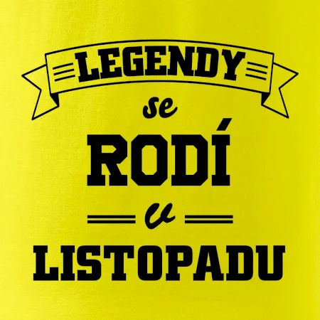 Legendy se rodí v listopadu