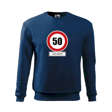 Dopravní značka - rychlost 50 - váš nápis