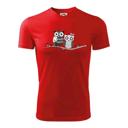 Dvě sovy abstraktní