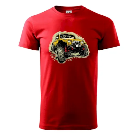 Žlutý offroad s navijákem