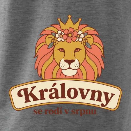 Královny se rodí v srpnu  - barevný lev