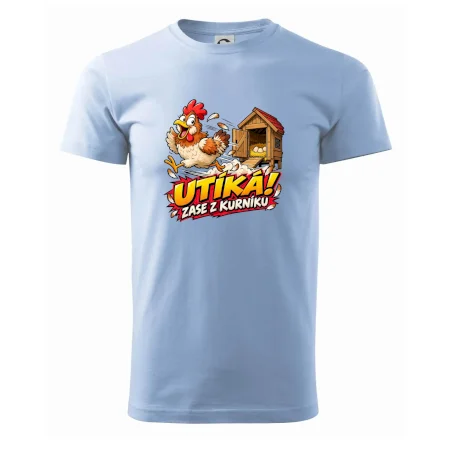 Útěk slepice z kurníku
