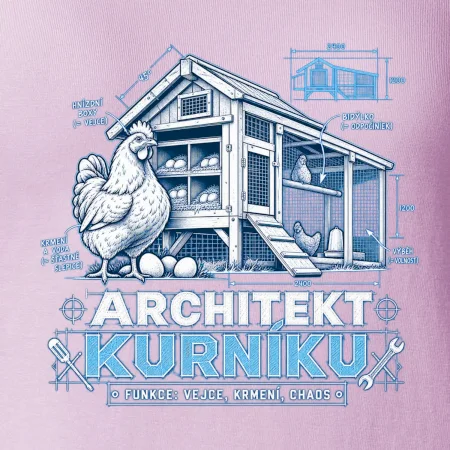 Architekt kurníku technický výkres