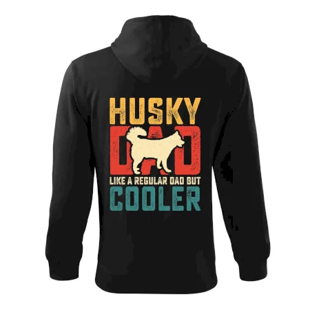 Husky dad like a regular dad but cooler