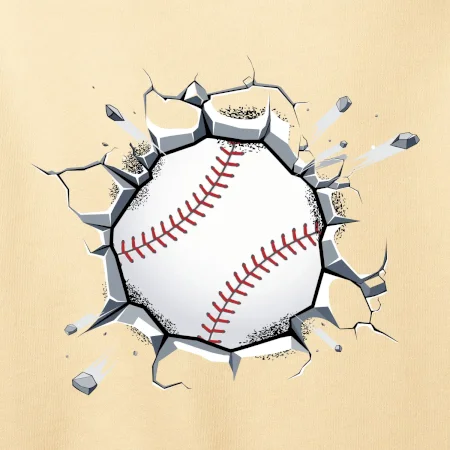Baseball míč v triku