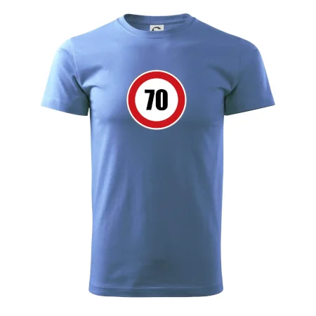 Dopravní značka - omezení rychlosti 70